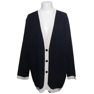 Cardigan (Blue, White) from Lucia Acrylic, Wool