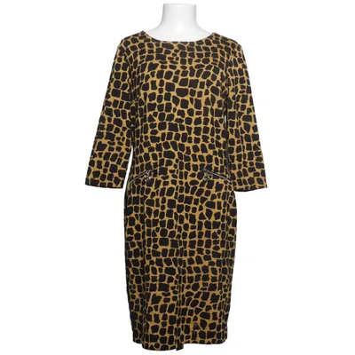 Dress (Yellow, Black) from Angelle Milan Cotton, Elastane, Polyester