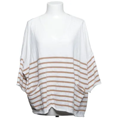 Sweater (White, Brown) from Bohemiana Acrylic, Wool