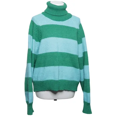Polotröja (Grön, Blå) från Lindex Akryl, Polyester, Ull