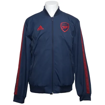 Sports jacket (Blue, Red) from Adidas Polyester
