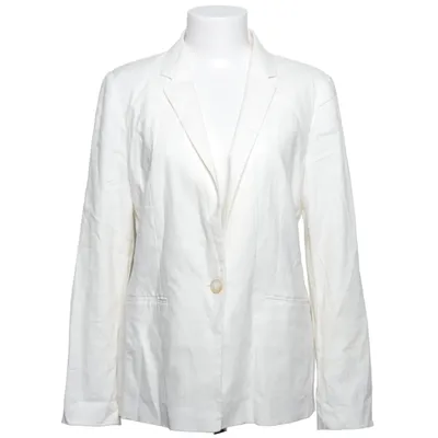 Kavaj (Vit) från Yaya Women Elastan, Linne, Polyester, Viskos