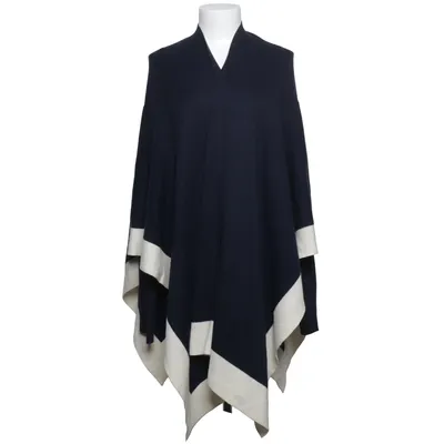 Poncho (Blå, Vit) från Riani Merinoull