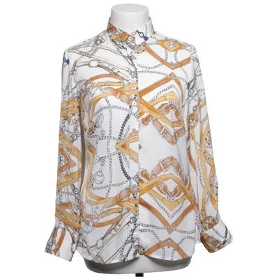 Blus (Vit, Brun, Guldfärgad) från Donnell Polyester