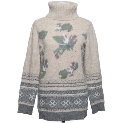 Polotröja (Beige, Grå, Grön) från Benetton Akryl, Mohair, Polyamid, Ull
