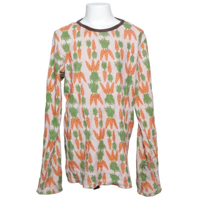 Långärmad t-shirt (Beige, Flerfärgad) från Duns Sweden Ekologisk bomull