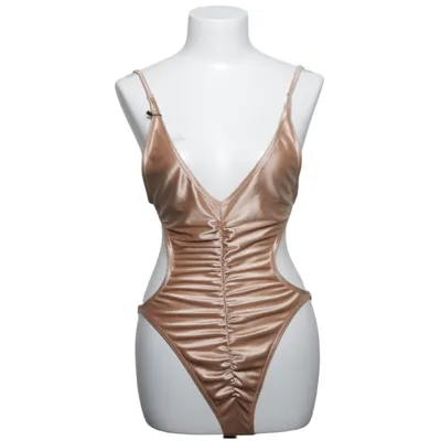 Maillot de bain une pièce (Beige) de AsYou Élasthane, Polyester