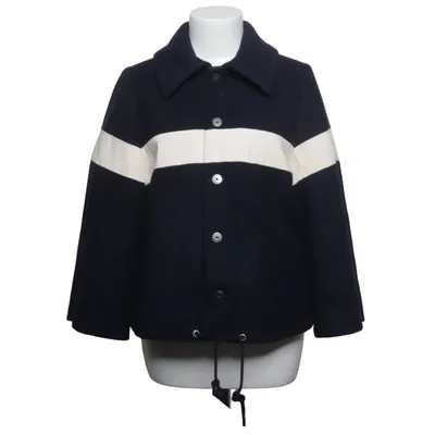 Jakke (Blå, Hvid) fra G-Star Raw Økologisk bomuld, Genanvendt polyester, Viscose, Uld