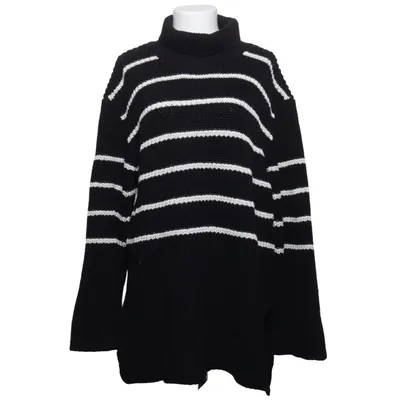 Turtleneck (Gray, White) from Lindex Acrylic, Cotton