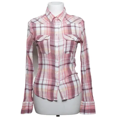 Flannel shirt (Pink, White) from Mango Cotton