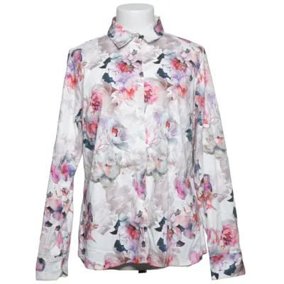 Blouse (White, Multicolored) from Stenströms Cotton, Elastane