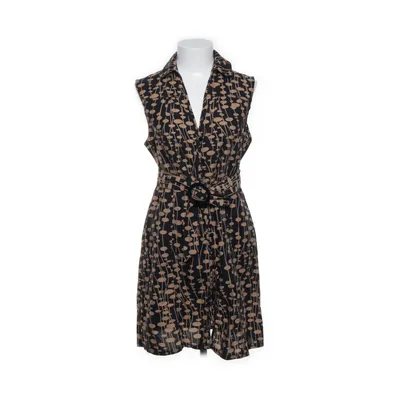 Shirt dress (Black, Beige) from Reina