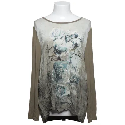 Långärmad t-shirt (Brun, Grå, Flerfärgad) från Monari Elastan, Viskos