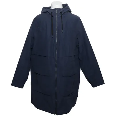 Parka (Blue) from Áhkká Outdoor Cotton, Polyamide, Polyester