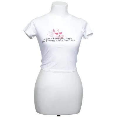 T-shirt (Vit, Flerfärgad) från Cherry Kitten Bomull, Elastan