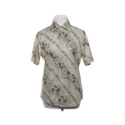 Kortärmad skjorta (Beige, Flerfärgad) från Poco Loco Polyester