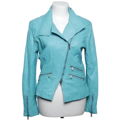Läderjacka (Blå) från Heine Skinn, Polyester