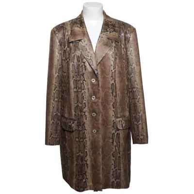 Coat (Brown, Black) from Evita