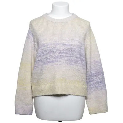 Sweater (Gul, Lilla, Hvid) fra Lindex Akryl, Polyamid, Polyester, Uld