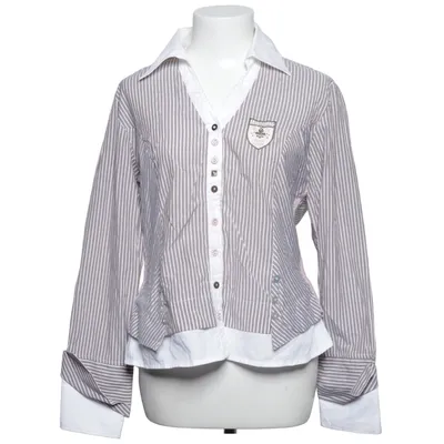 Shirt (White, Gray) from Biba Cotton, Polyester