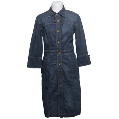 Denim jurk (Blauw) van Madoc Katoen, Elastaan