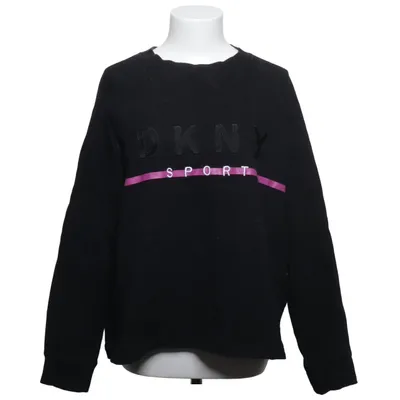 Collegetröja (Svart, Rosa) från DKNY Sport Bomull, Elastan