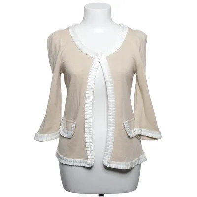 Cardigan (Beige, Wit) van Vera Lucci Acryl, Polyamide