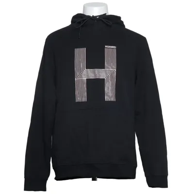 Capuchon sweater (Zwart) van Man Katoen, Elastaan, Polyester
