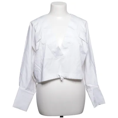 Blus (Vit) från Just Unique Bomull, Elastan, Polyester