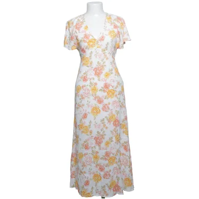 Maxi jurk (Wit, Geel, Oranje) van Sportsgirl Viscose