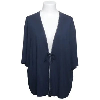 Cardigan (Bleu) de Samoon by Gerry Weber Coton, Élasthane, Viscose