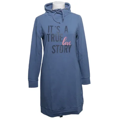 Hood dress (Blue) from Up2Fashion Cotton, Elastane, Viscose