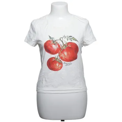 T-shirt (White, Red) from Cropp Cotton, Elastane