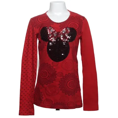 Lange mouwen shirt (Rood) van Desigual Disney Katoen
