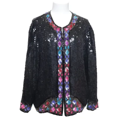 Veste (Noir, Multicolore) de Sténay Polyester, Soie