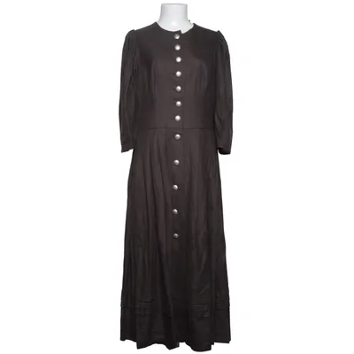 Blousejurk (Bruin) van Chiemseer Dirndl & Tracht Katoen, Linnen, Viscose