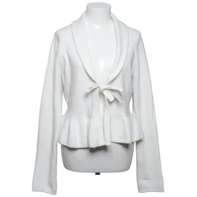 Wrap cardigan (White) from Nelly Acrylic, Elastane, Recycled polyester