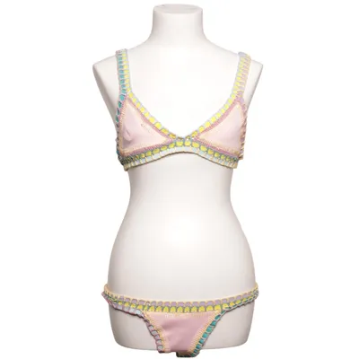 Bikini (Rose, Jaune, Bleu) de Kiini Coton, Élasthane, Polyamide, Polyester