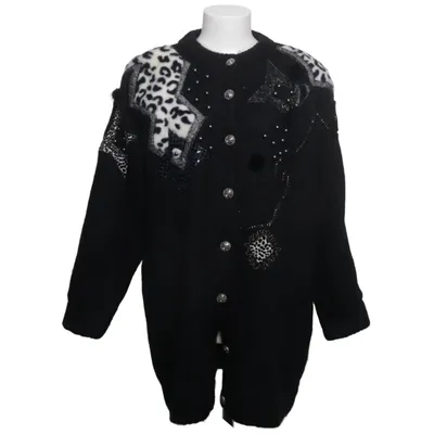 Kofta (Svart, Grå) från G Pisano Akryl, Mohair, Polyester