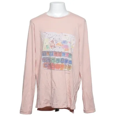 Langærmet t-shirt (Pink, Flerfarvet) fra Paul Smith Junior Bomuld, Elastan, Modal