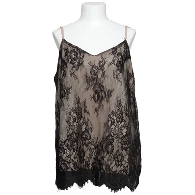 Top (Zwart, Beige) van Shein Curve Polyamide