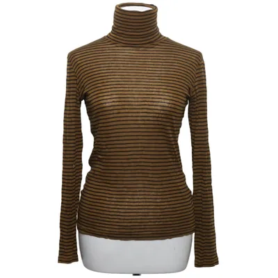 Turtleneck (Brun, Sort) fra Closed Lyocell, Uld