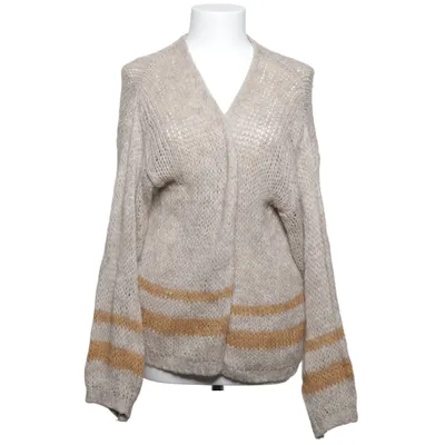 Cardigan (Beige, Yellow) from Selected Touch Acrylic, Polyamide, Viscose, Wool