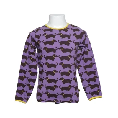 T-shirt à manches longues (Violet, Marron, Jaune) de Småfolk Coton, Élasthane, Modal