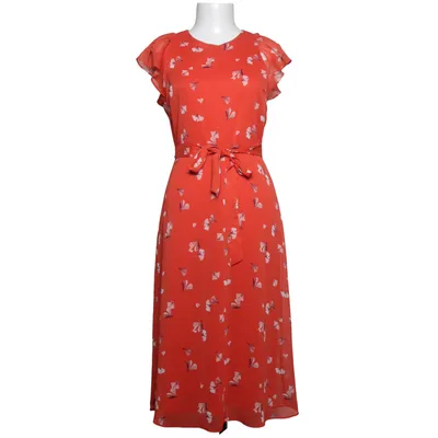 Wrap dress (Red, Multicolored) from Banana Republic