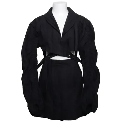 Jacket (Black) from Han Kjøbenhavn Cotton, Linen, Viscose