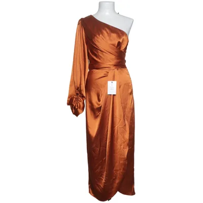 Aftonklänning (Orange) från By Malina Collection Elastan, Polyester