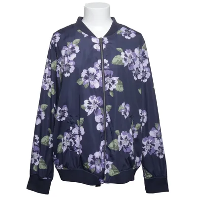 Bomberjakke (Blå, Flerfarvet) fra Essentials Elastan, Polyester