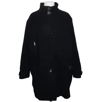 Manteau (Noir) de Dahléns Polyamide, Laine