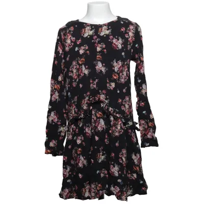 Jurk (Zwart, Meerkleurig) van Zara Girls Casual Collection Viscose